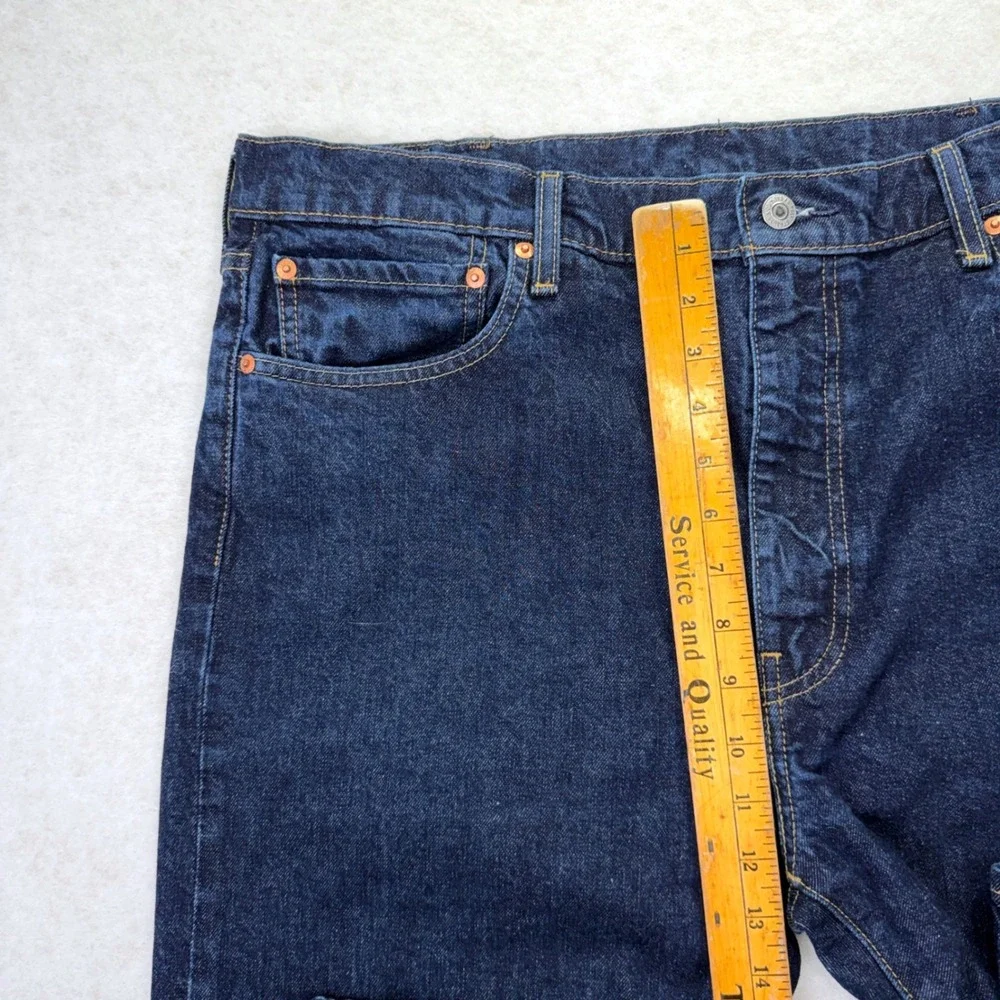 LEVI's 512 Premium Big E Jeans‎ Men's *40 Slim Tapered Fit Zip Fly Indigo Blue